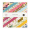 Pink Paislee Double-Sided Paper Pad w/Gold Foil 12"x 12" 24/Pkg - Joyful Notes*