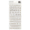 Pink Paislee Joyful Notes Thickers Stickers w/Gold Foil 182/Pkg - Alpha*