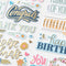 Pink Paislee Joyful Notes Thickers Stickers w/Gold Foil 82/Pkg - Phrase*