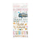Pink Paislee Joyful Notes Thickers Stickers w/Gold Foil 82/Pkg - Phrase*