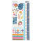 Pink Paislee Joyful Notes Cardstock Stickers w/Gold Foil 80/Pkg*