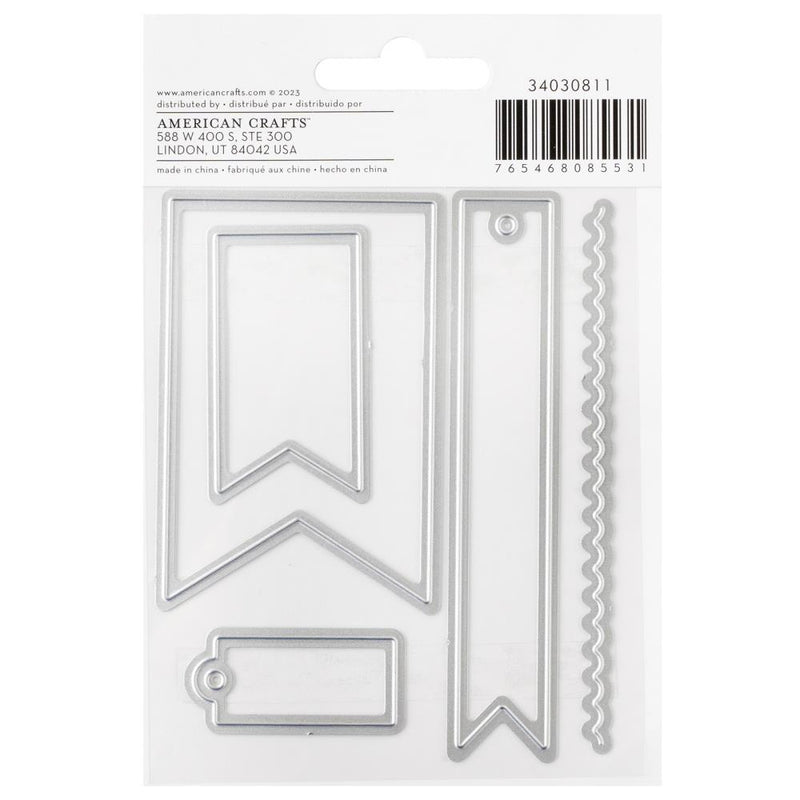 Pink Paislee Joyful Notes Metal Die Set 5/Pkg*