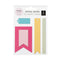 Pink Paislee Joyful Notes Metal Die Set 5/Pkg*