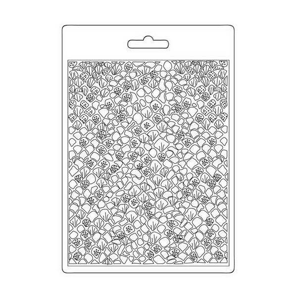 Stamperia Soft Maxi Mould A5 - Songs of the Sea - Mermaid Scales
