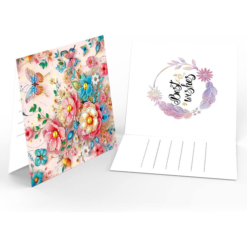 Poppy Crafts Diamond Art Greeting Card Kit