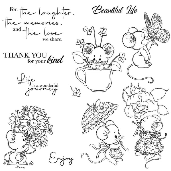 Poppy Crafts Cutting Dies & Stamp Set