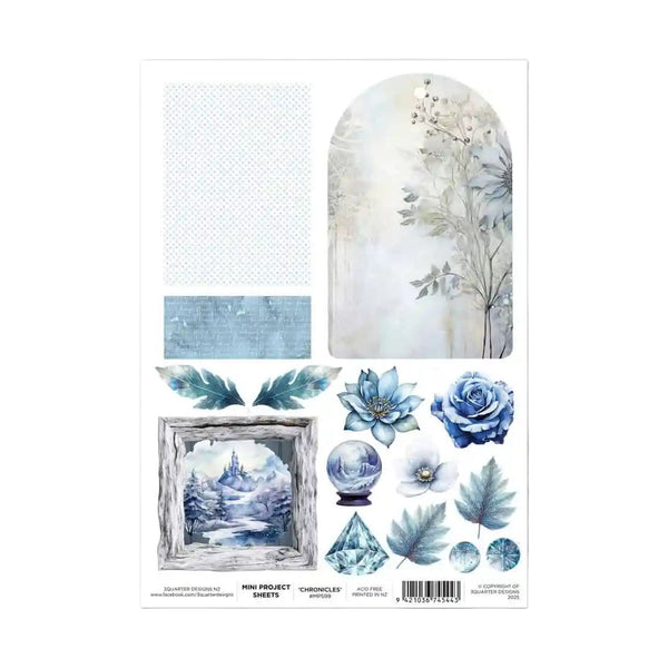 3 Quarter Designs Mini Project Sheet - Winter Chronicles