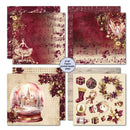 3 Quarter Designs Scrapbook Paper Pack 8"x 8" - Sugarplum Wreaths