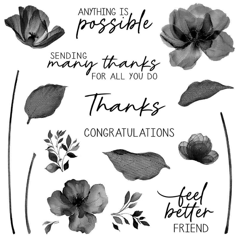 Poppy Crafts Cutting Dies & Stamp Set