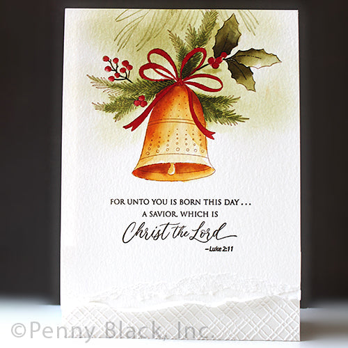 Penny Black Slapstick Cling Rubber Stamp - Ringing*