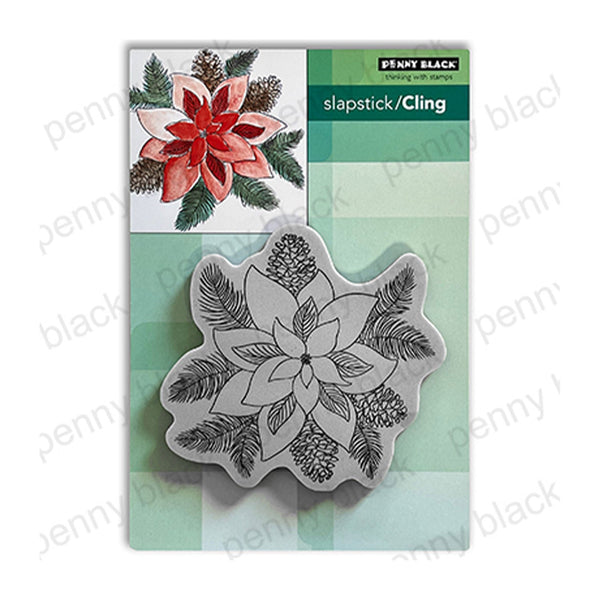 Penny Black Slapstick Cling Rubber Stamp - Ruby*