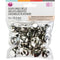 CousinDIY Jingle Bells 1" 18/Pkg - Silver