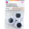 CousinDIY Paste-On Wiggle Eyes 40mm 6/Pkg Black