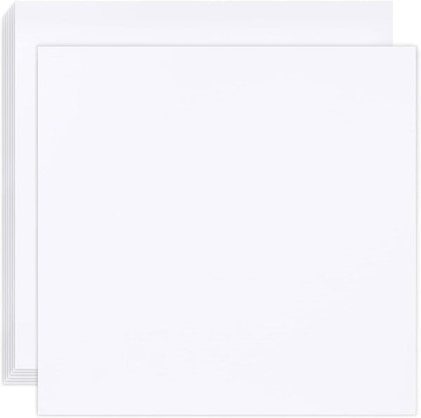 Poppy Crafts 12"x 12" Premium White Cardstock 240gsm - 10 Sheets