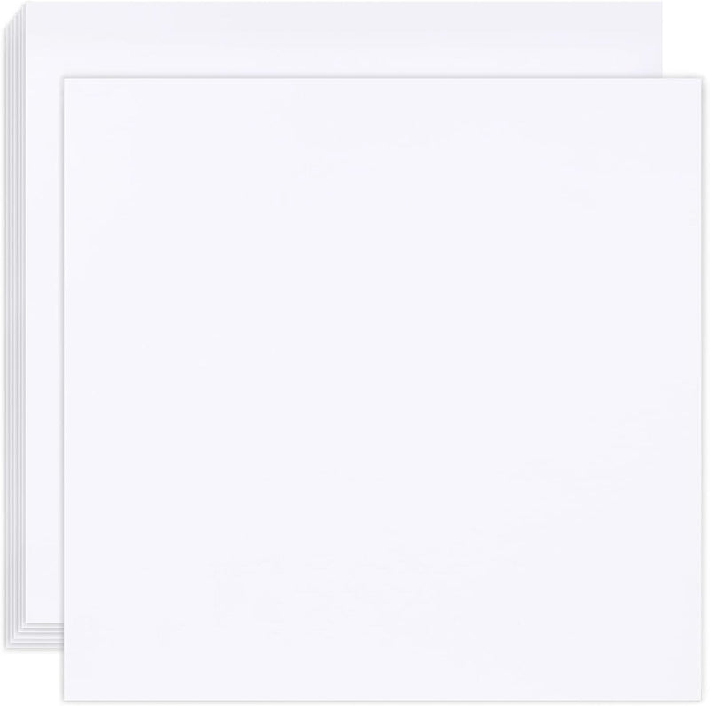 Poppy Crafts 12"x 12" Premium White Cardstock 240gsm - 10 Sheets