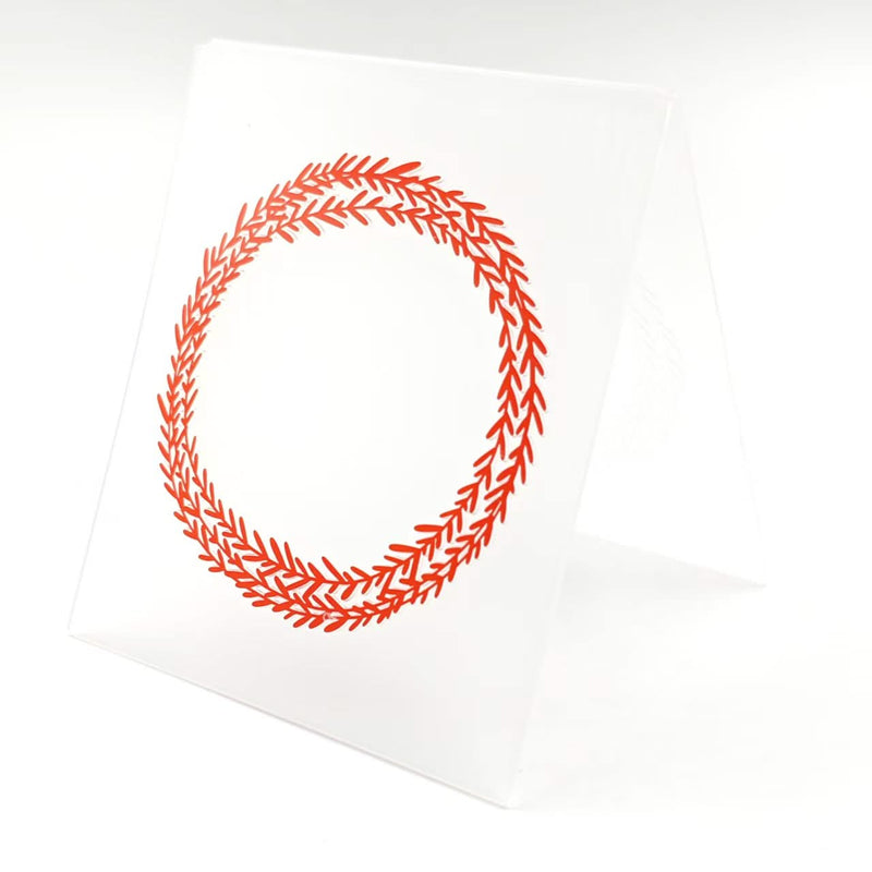 Poppy Crafts Embossing Folder #428 - Simple Wreath #3