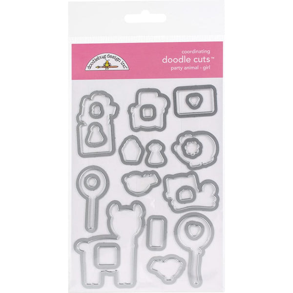 Doodlebug - Hey Cupcake Doodle Cuts Dies - Party Animal*