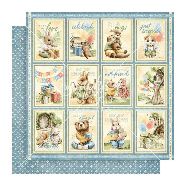 Graphic 45 Hip Hip Hooray Double-Sided Cardstock 12"x 12" - Make A Wish