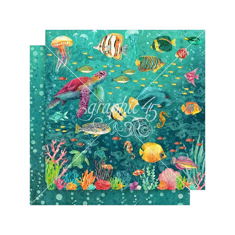 Graphic 45 Collection Pack 12"x 12" - Seas The Day