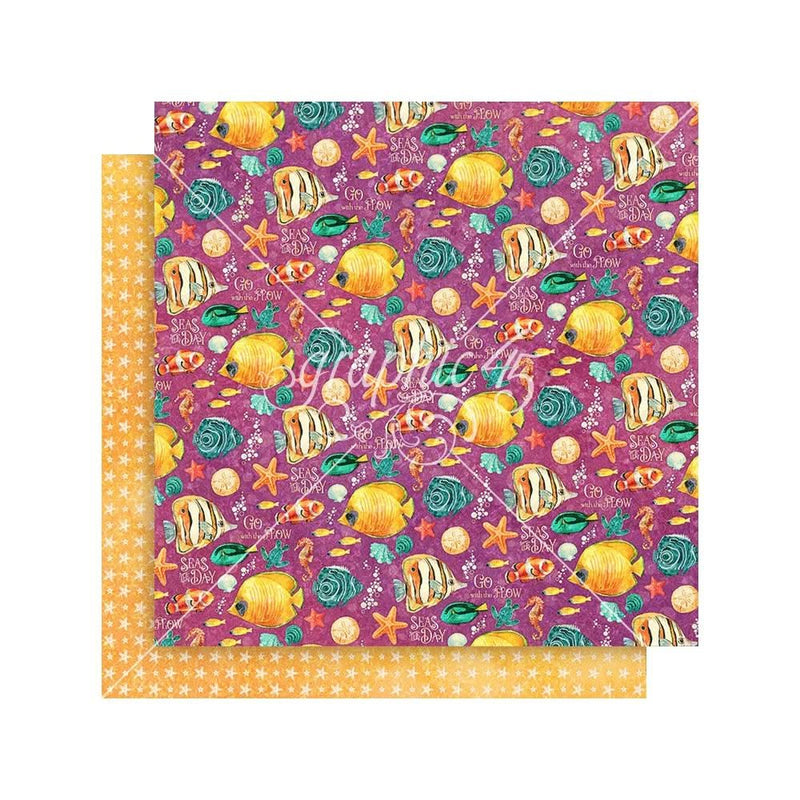 Graphic 45 Collection Pack 12"x 12" - Seas The Day