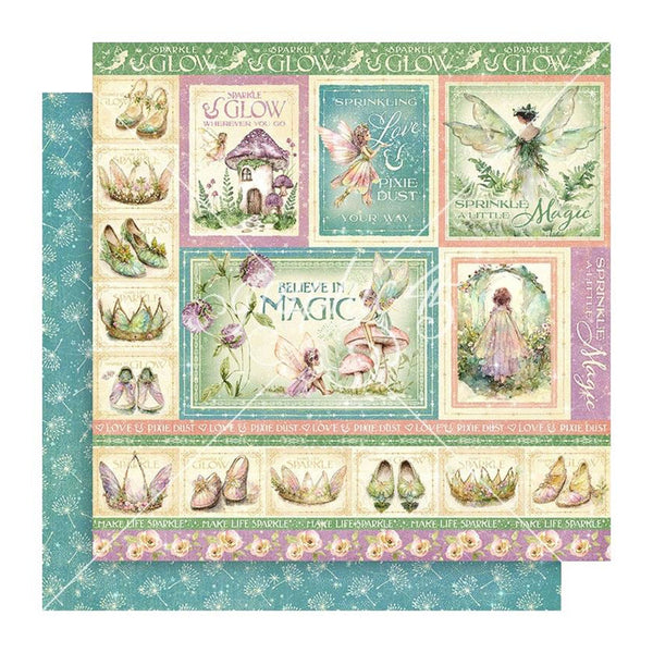 Graphic 45 Fairy Boutique Double-Sided Cardstock 12"x 12" - Sprinkle A Little Magic