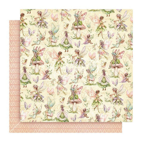Graphic 45 Fairy Boutique Double-Sided Cardstock 12"x 12" - Woodland Sprites