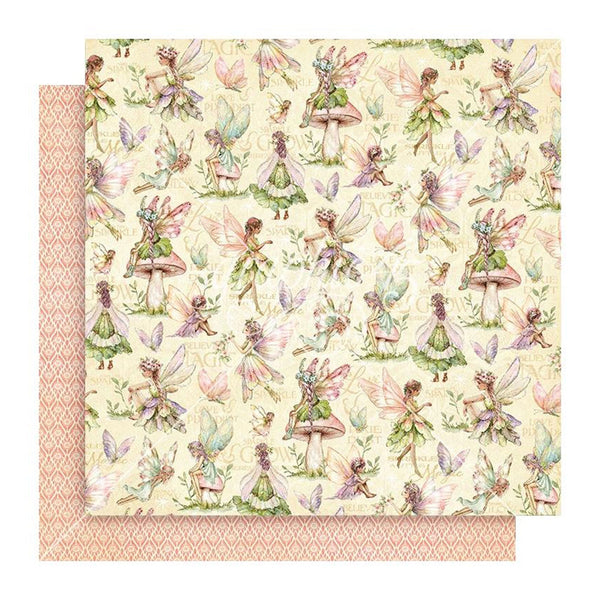 Graphic 45 Fairy Boutique Double-Sided Cardstock 12"x 12" - Woodland Sprites