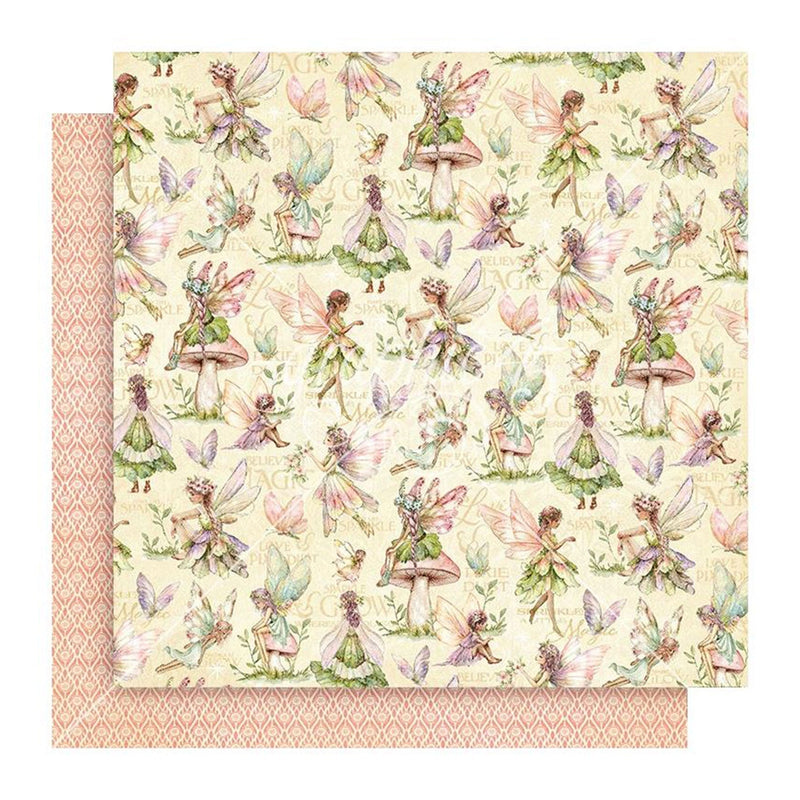 Graphic 45 Fairy Boutique Double-Sided Cardstock 12"x 12" - Woodland Sprites