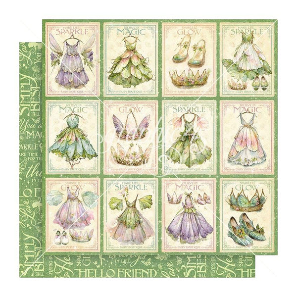 Graphic 45 Fairy Boutique Double-Sided Cardstock 12"x 12" - Sparkle And Glow