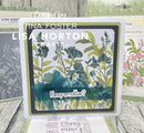 Lisa Horton Crafts Layering Stencils 6"X6" Meadow of Sweet Peas