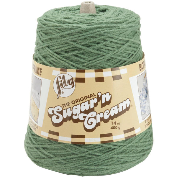 Lily Sugar'n Cream Yarn - Cones - Sage