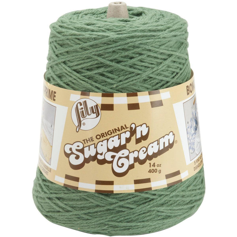 Lily Sugar'n Cream Yarn - Cones - Sage