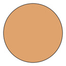 A flat, solid-colored circular swatch in a warm tan or light brown shade, outlined in black against a plain white background.