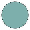 A solid teal-green circular color swatch with a thin black outline on a white background.