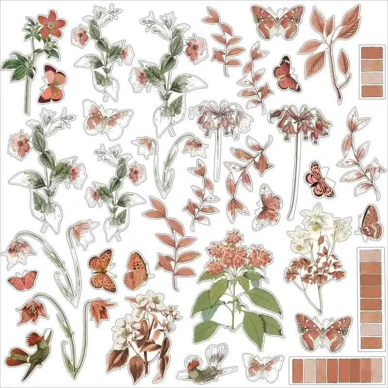 49 And Market Acetate Assortment Colour Swatch: Terracotta