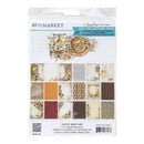 49 Dollar Market 'Country Heart Cafe' 6x8 collection pack scrapbooking paper set, featuring 27 different patterned sheets with autumn and rustic designs.