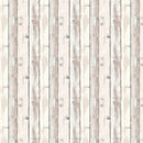 A repeating vertical wood plank pattern in soft off-white, beige, and light gray tones with visible grain, knots, and weathered texture.