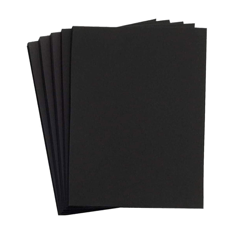 Poppy Crafts A4 Premium Cardstock 50 Pack 250gsm - Black