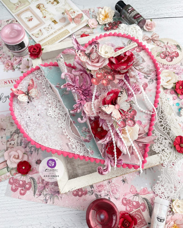 Prima Marketing Cherry Sweet By Frank Garcia Ephemera 90/Pkg Daydreams