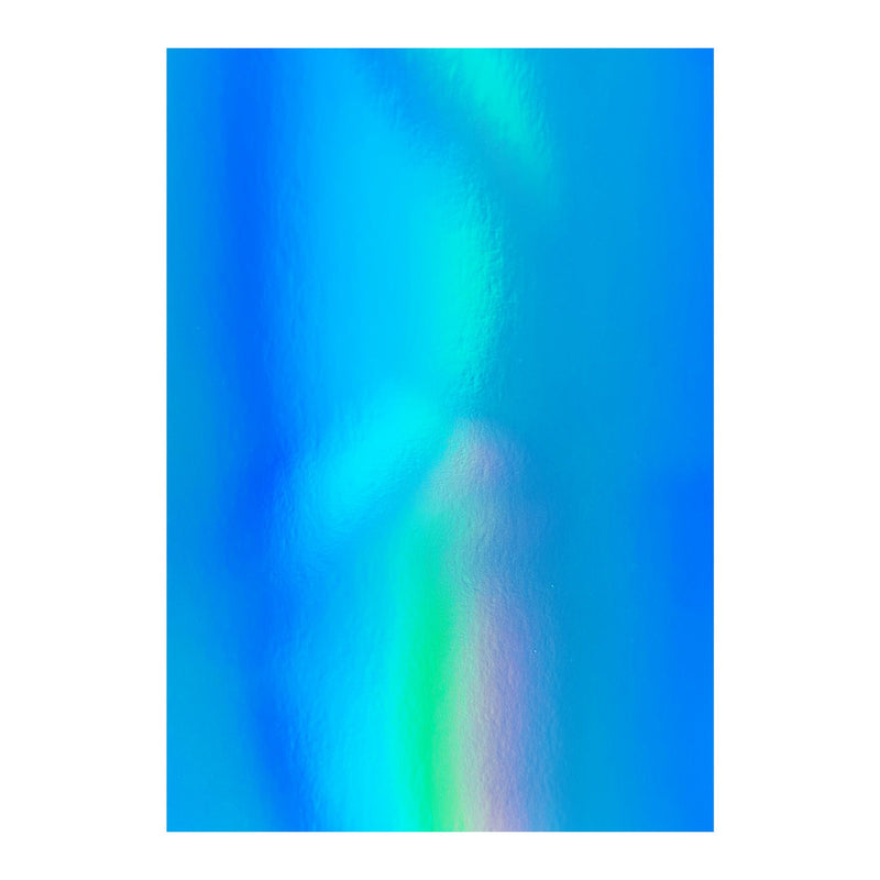 Poppy Crafts Letter size Premium Iridescent Cardstock 10 Pack - Blue Lake
