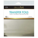 Deco Foil Transfer Sheets 6"X6" 12/Pkg - Birch
