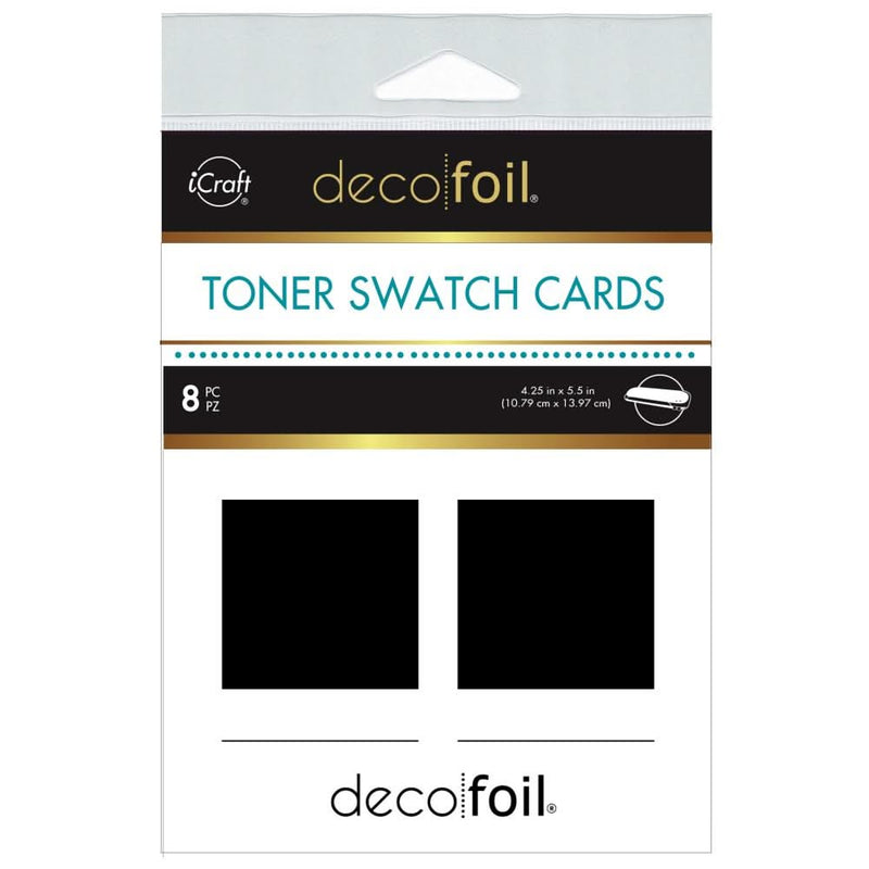 Deco Foil Toner Swatch Cards 4.25"X5.5" 8/Pkg Quads