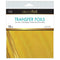 Deco Foil Transfer Sheets 6"X6" 12/Pkg Gold Sparkle