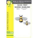 Birch Press Design Dies Block Print Buzzing Bumblebee