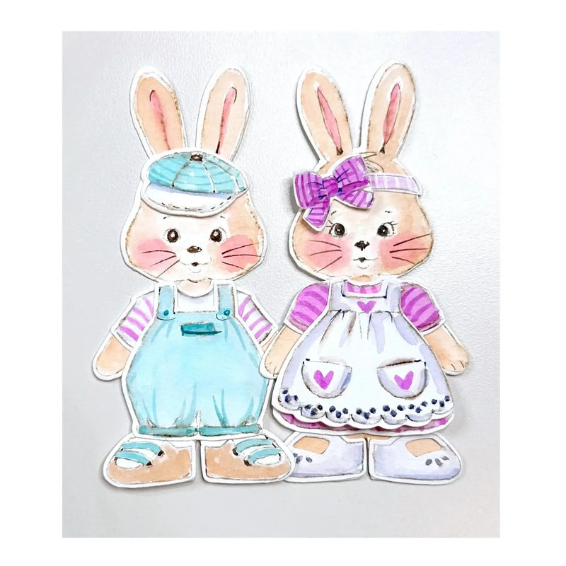 Art Impressions Holiday Stamp & Die Set Easter Bunny Puppet*