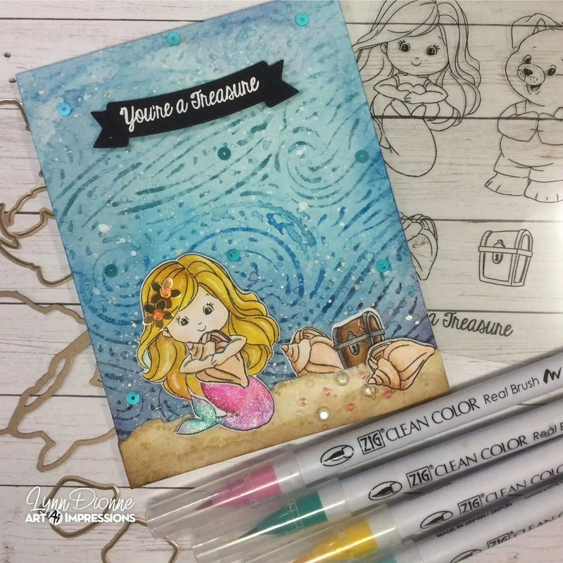Art Impressions Armfuls Stamp & Die Set Treasured*