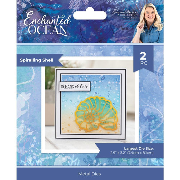 Sara Signature Enchanted Ocean Metal Die Spiraling Shell*