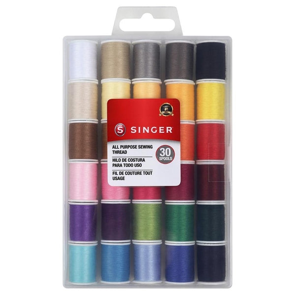 SINGER Polyester Multi-Purpose Thread Pack 30/Pkg