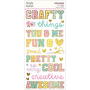Simple Stories Crafty Things Stickers 46/Pkg Foam*