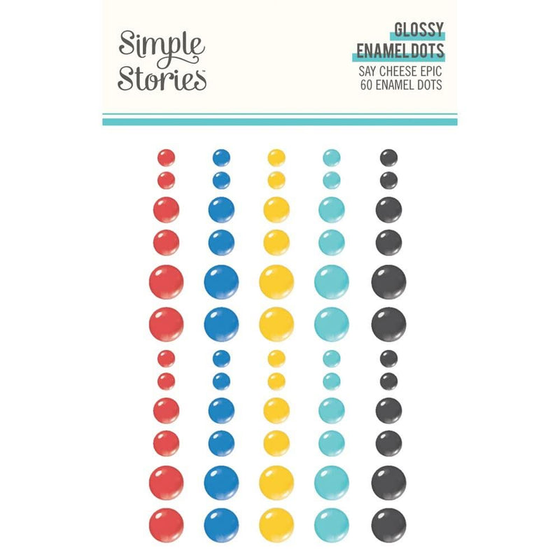 Simple Stories Say Cheese Epic Enamel Dots Glossy*